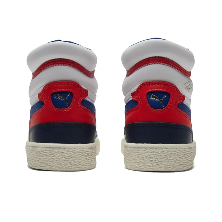 PUMA Ralph Sampson Mid Og White Blue Red-3