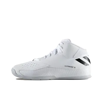 Adidas Next Level Speed 5 Anti-Slip Wear-Resistant Mid-Top Basketball Shoes Men's White