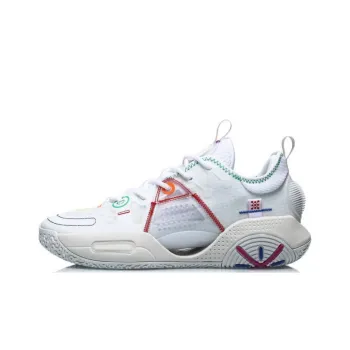 LiNing All City 9 V1.5 Durable Breathable Low Top Basketball Shoes White