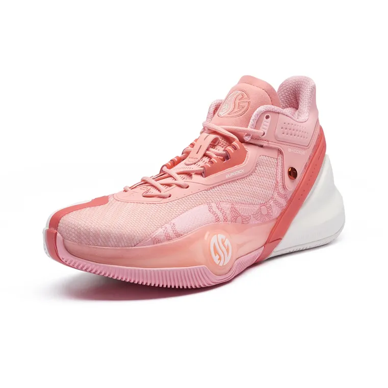 361° AG3 Aaron Gordon 3 Cushioning Anti-Slip And Wear-Resistant Mid-Top Performance Basketball Shoes Men's Grapefruit-2