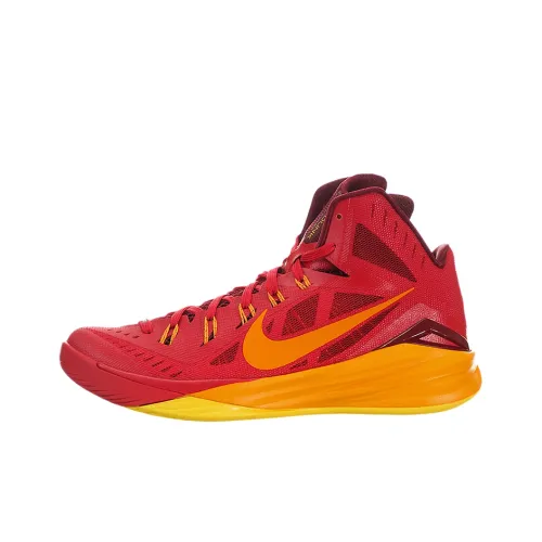 Nike Hyperdunk 2014 Basketball Shoes Men Mid-Top Red/Orange