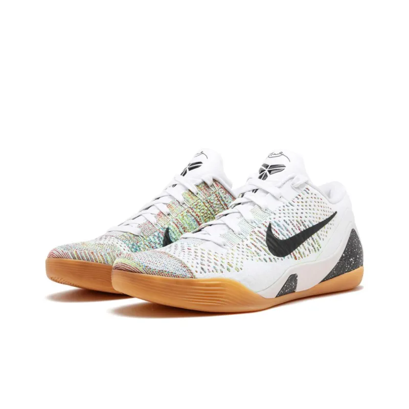 Nike Kobe 9 Elite Premium Low Htm Milan White Multi Color-1