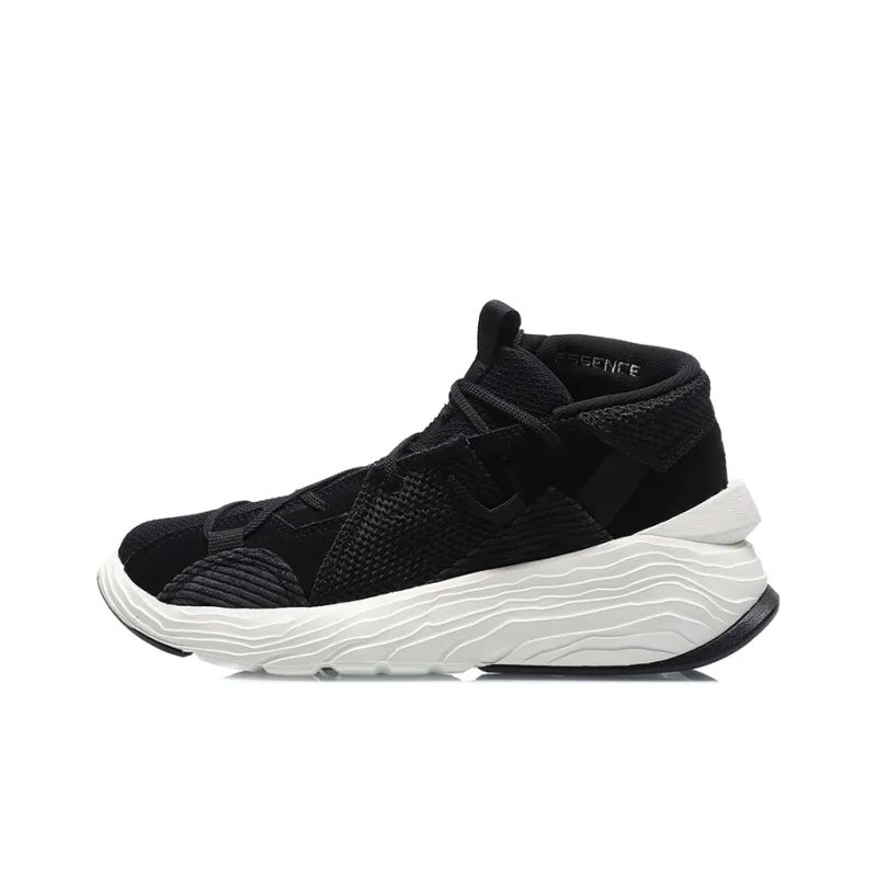 LiNing Kung Fu Jackie Chan Kung Fu Collection Essence Winterized Basketball Shoes Women's Black White-0