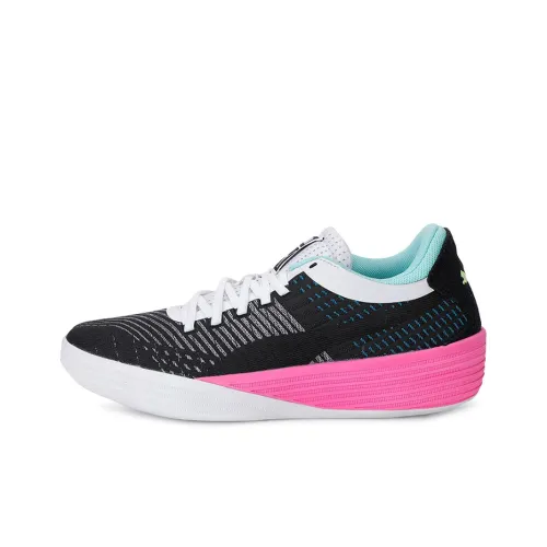 PUMA Clyde All-Pro Black Luminous Pink