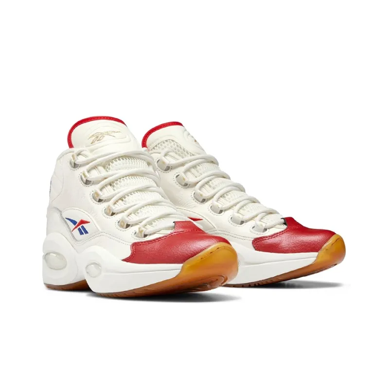 Reebok Question Mid White Red Blue-2