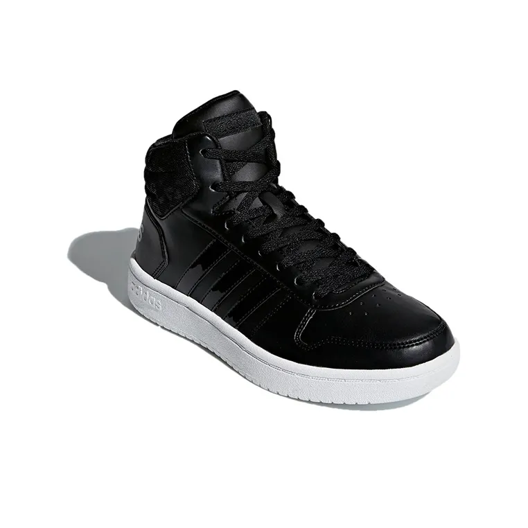 Adidas Hoops 2.0 Mid 'Black White' Women's-2