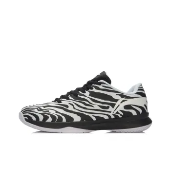 LiNing Tiger Paw 2 Low Top Performance Basketball Shoes Unisex White Black