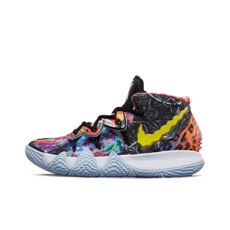 Nike Kybrid S2 What The Cushioned Slip-Resistant Mid-Top Basketball Shoes Men's Black-0