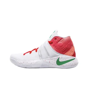 Nike Kyrie 2 Ky Rispy Kreme Cushioning Coverage Support Mid Top Performance Basketball Shoes Men's White Pink
