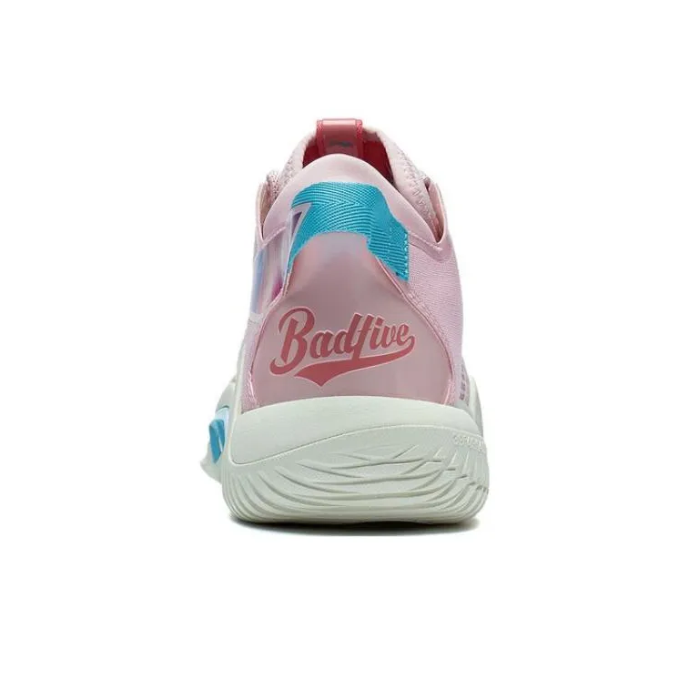 LiNing Badfive 2 Low Cushioning Anti Slip And Wear Resistant Low Top Basketball Shoes Men's Pink-4