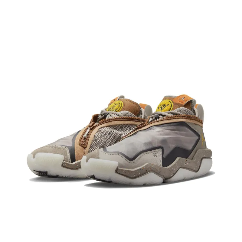 JORDAN Why Not .6 Basketball Shoes Men Low Top Brown/Gray-2