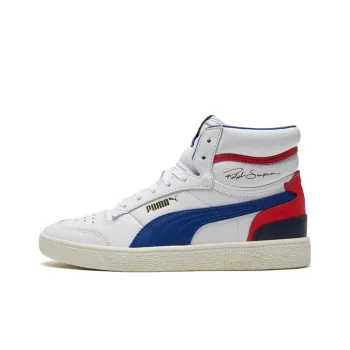 PUMA Ralph Sampson Mid Og White Blue Red