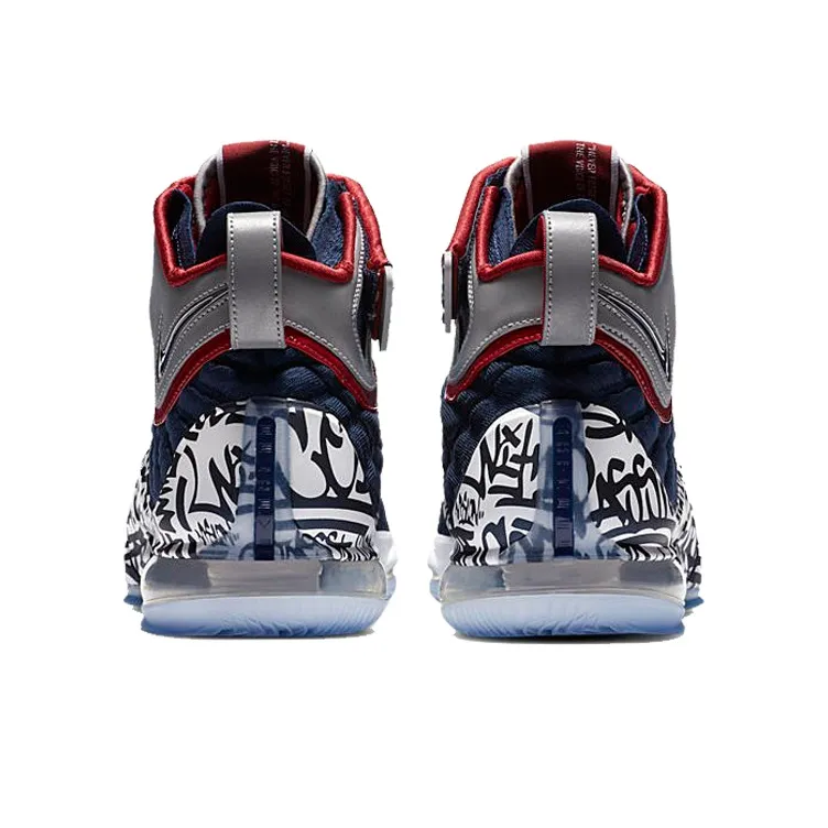 Nike LeBron 17 EP LeBron 4 Cold Blue Graffiti-4