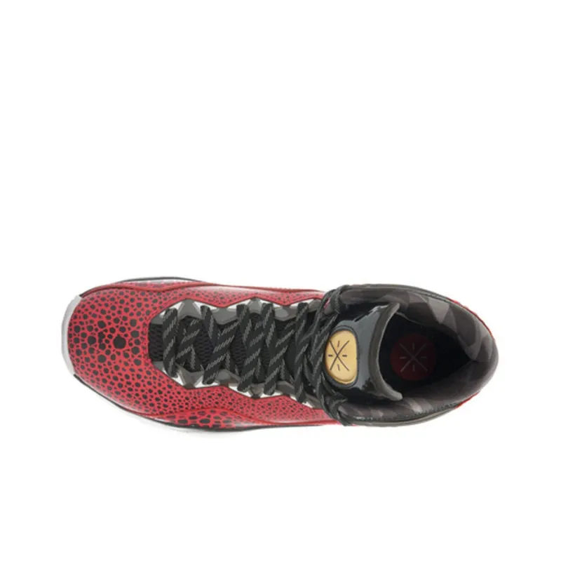 LiNing WOW 3 Red Sea Basketball Shoes Men's Red Black-2
