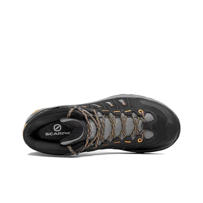 SCARPA Moraine Mulin Anti-Slip And Wear-Resistant Water-Resistant Mid-Top Trekking Shoes Men's Gray-3