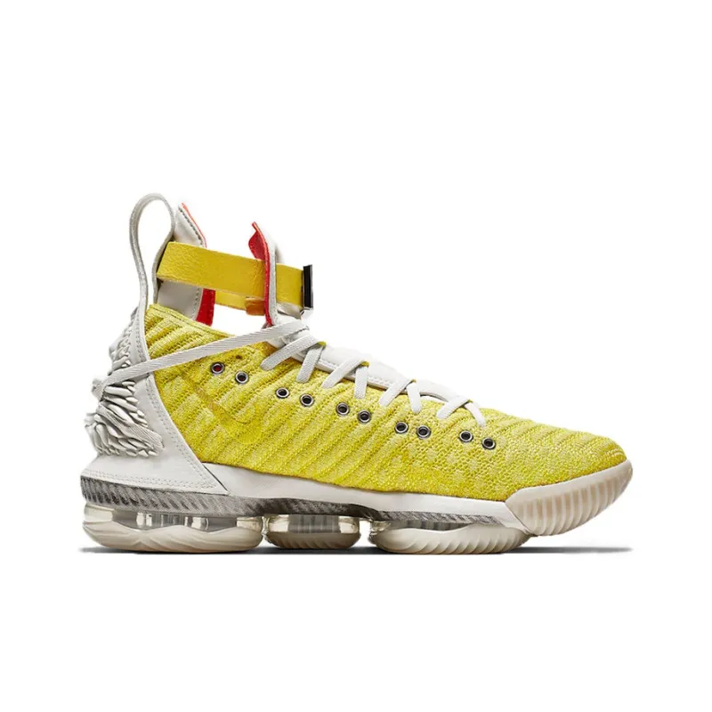 Nike LeBron 16 Hfr Harlem Stage 16 'Bright Citron Light Bone Habanero Red'-1