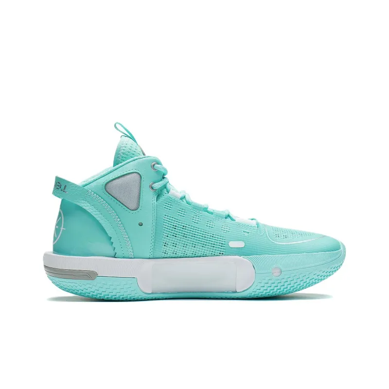 LINING Shadow 4 Basketball Shoes Men Mid Top Electric Blue/White-1