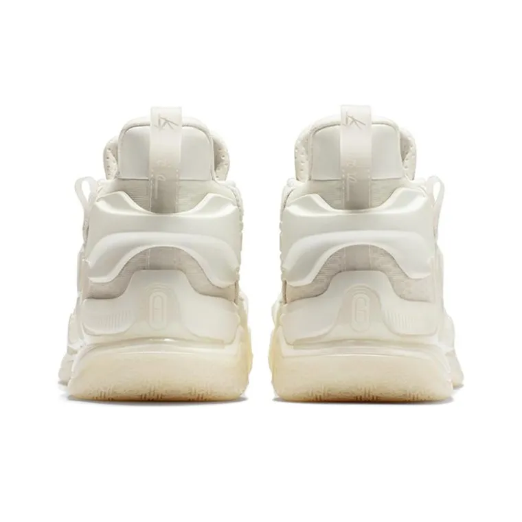 361° RXAG1 Wear Resistant Slip Resistant Low Top Basketball Shoes Men's Feather White-3