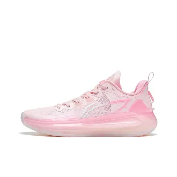 LiNing Liren 3 V2 Durable Breathable Low Top Basketball Shoes Men's New Light Pink