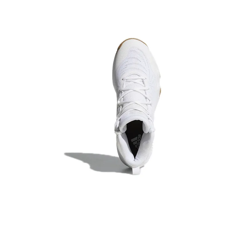 Adidas D Rose Dominate 3 Slip-Resistant Breathable High-Top Basketball Shoes Men's White-4