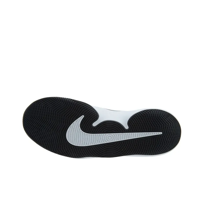 Nike Air Precision Basketball Shoes Men Mid Top White/Black-3