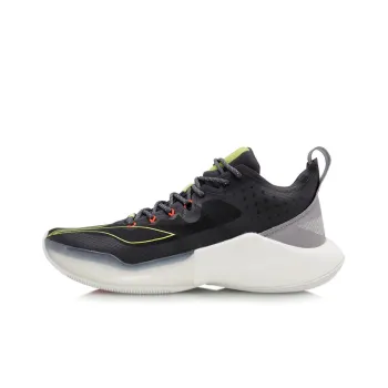 LiNing Sound 8 Low Anti Slip Wear Resistant Low Top Basketball Shoes Men's Black Gray