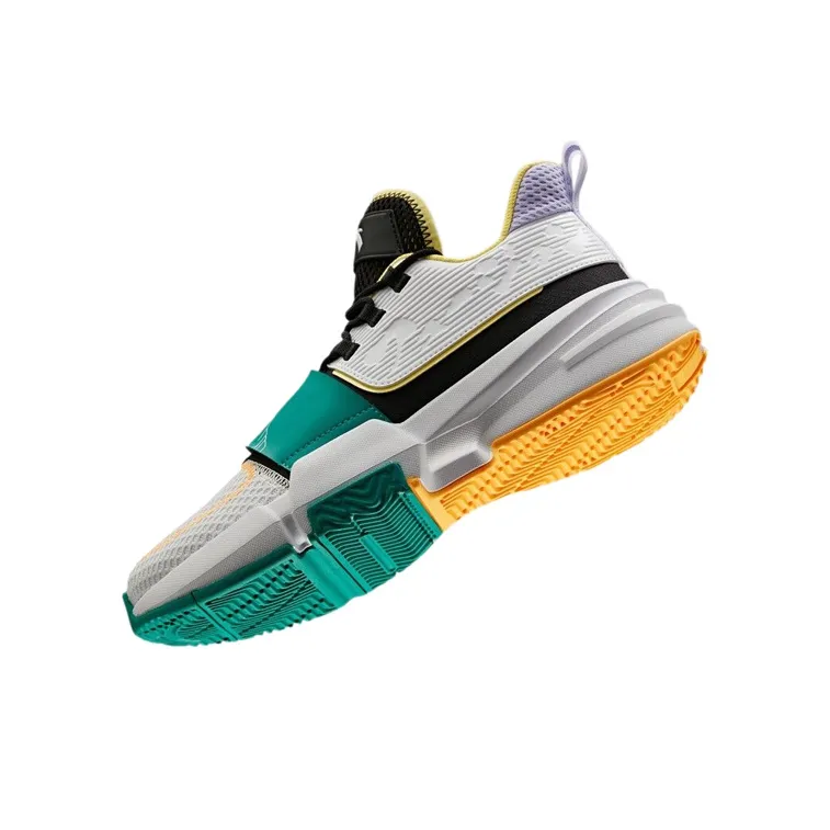Dragon Ball Super x Anta Cushioning, Slip Resistant, And Abrasion Resistant Low Top Basketball Shoes Men's White Green-2