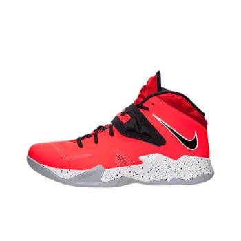 Nike Zoom Soldier 7 Basketball Shoes Men Mid Top Red/Black