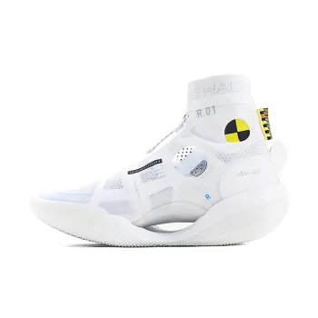 LINING WOW 9 Basketball Shoes Women's High Top White