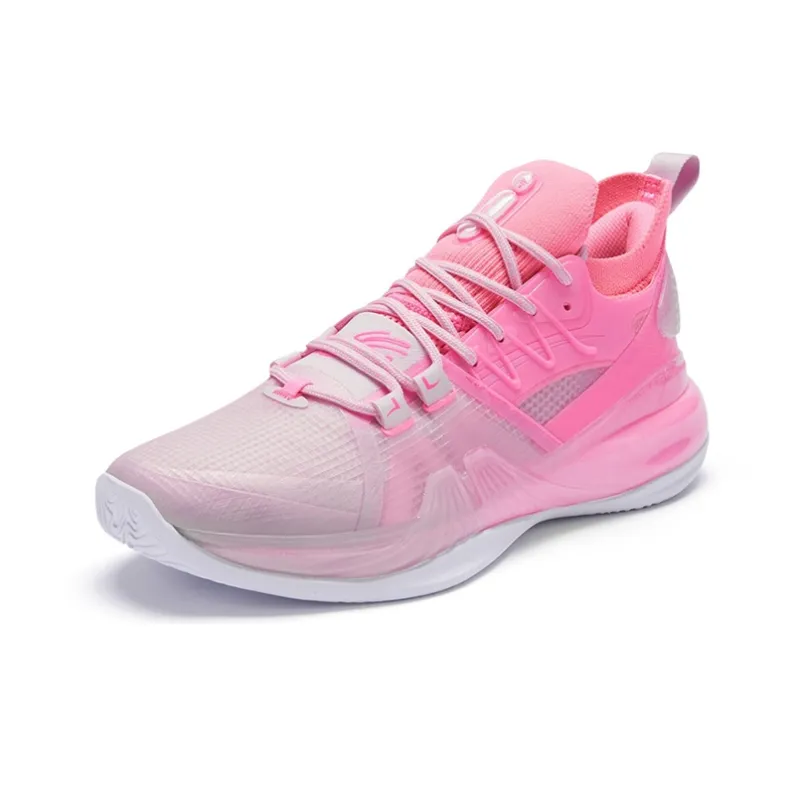 XTEP Jeremy Lin 2 Basketball Shoes Men Low Top Peach Pink/Arctic Peach Pink-1