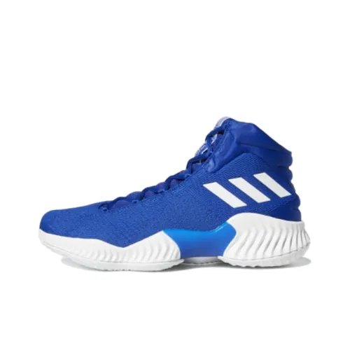 Adidas Pro Bounce 2018 Basketball Shoes Men Mid-Top Blue