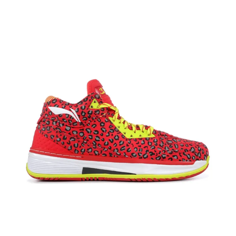 LiNing WOW 2 Way Of Wade 2 Low Top Basketball Shoes Men's Red Yellow White-1
