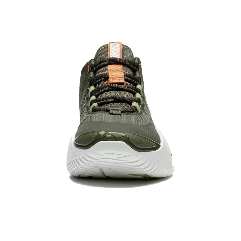 LiNing Badfive 2 Low Cushioning Anti Slip And Wear Resistant Low Top Basketball Shoes Men's Green-4