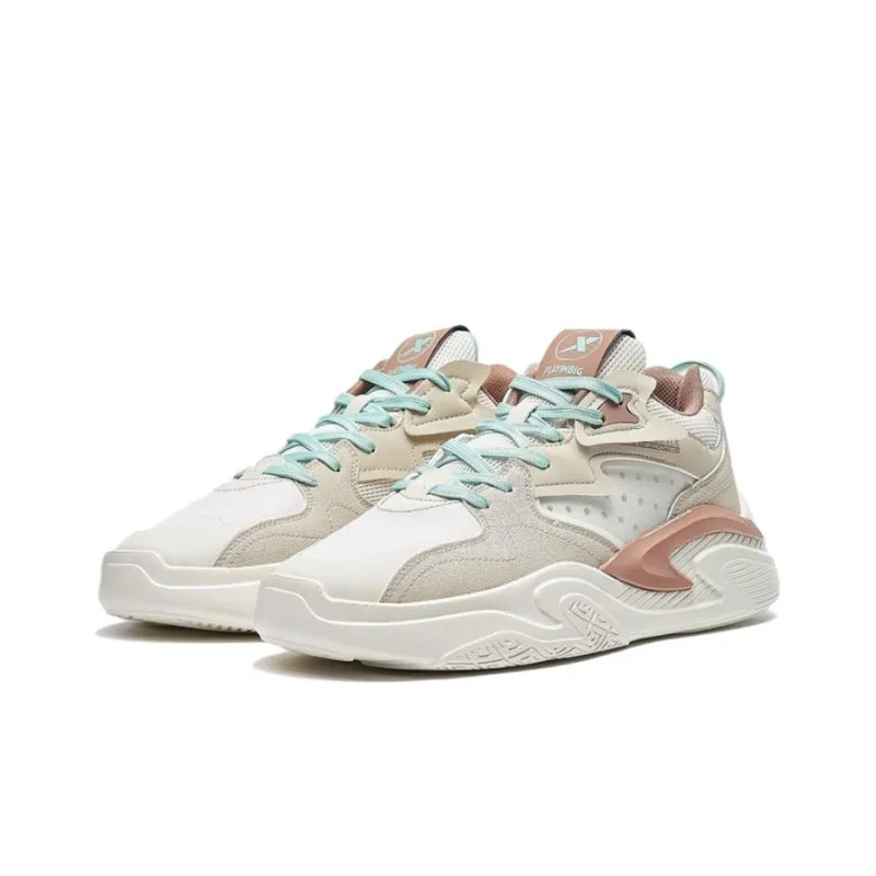 XTEP Wear-Resistant Slip-Resistant Low-Top Basketball Shoes Men's Clay-1