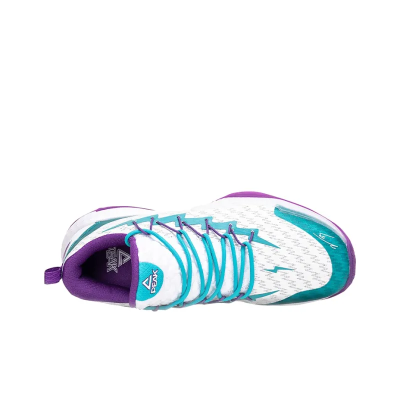 PEAK Outer Field Anti Slip Wear Resistant Low Top Performance Basketball Shoes Men's Azure-3
