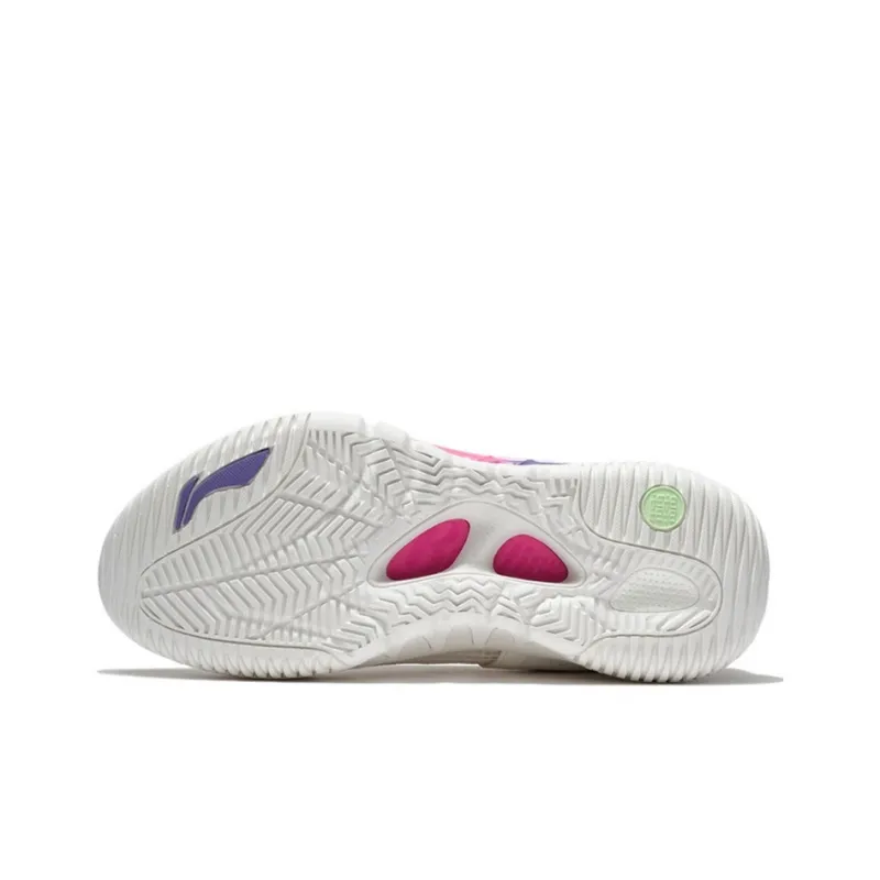 LiNing Badfive 2 Low The Soldier Does Not Tire Of Deceit. Rebound Low Top Performance Basketball Shoes Men's Ecru-6