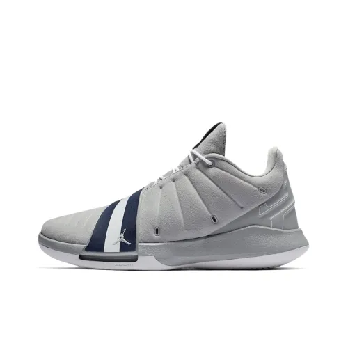 Jordan CP3 11 Basketball Shoes Men Mid-Top Gray/Blue/White