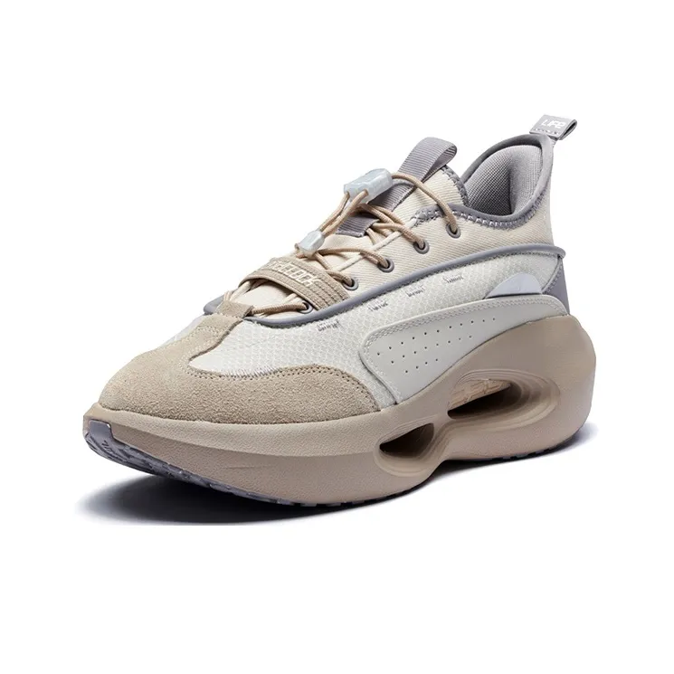 361° HOURGLASS Time Woven Slip Resistant, Abrasion Resistant, Lightweight Low Top Basketball Shoes Men's Wheat Brown-2