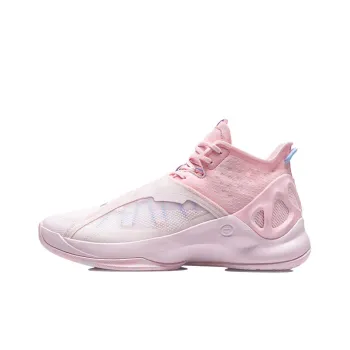 LINING Cicada Wing Basketball Shoes Men Mid Top Primrose Pink/Light Pink