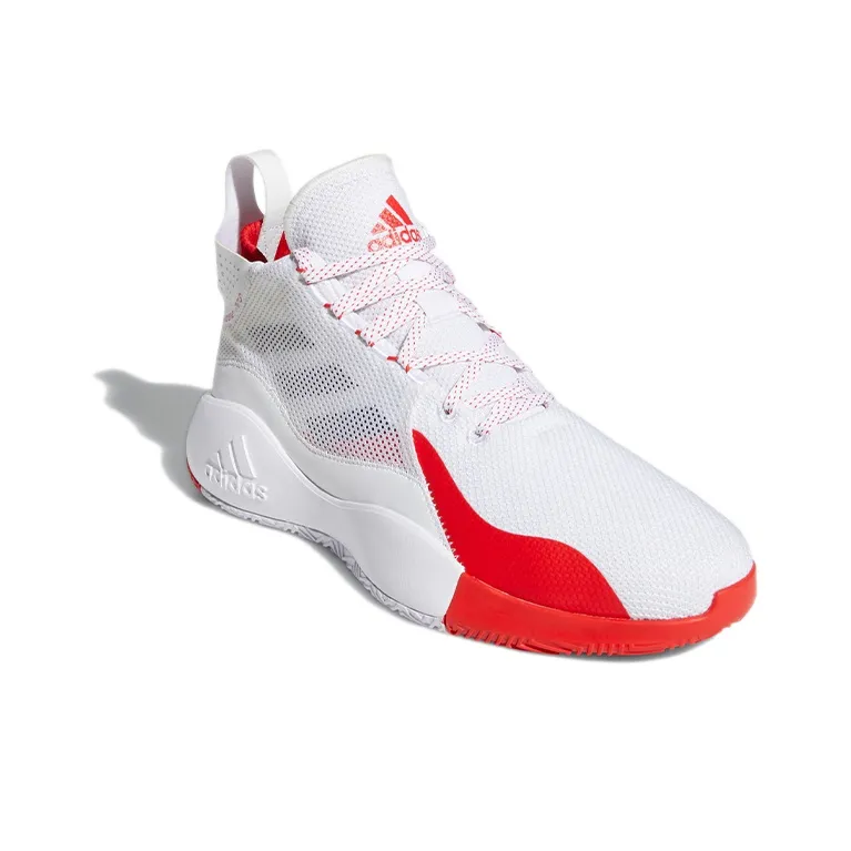 Adidas D Rose 773 Cloud White Vivid Red-2