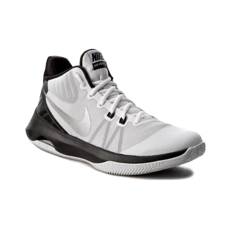 Nike Air Versitle Cushioning Slip Resistant Mid Top Basketball Shoes Unisex White-2