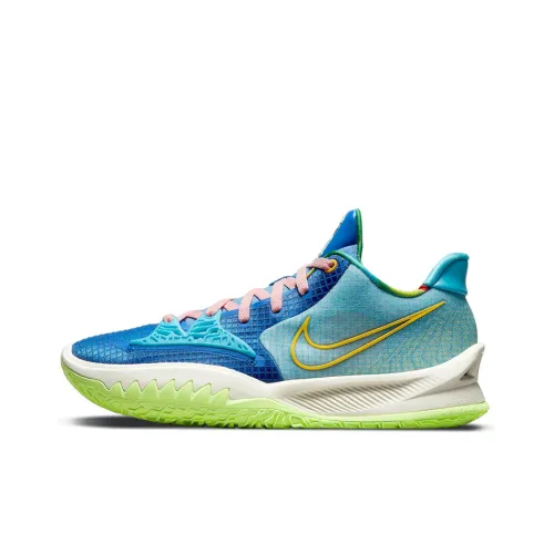 Nike Kyrie Low 4 Basketball Shoes Men Low-Top Lake Blue/White/Green