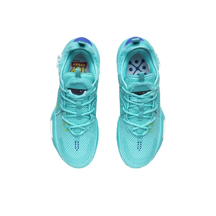 LiNing All City 9 V1.5 Durable Breathable Low Top Performance Basketball Shoes Men's Sea Wave Blue-3