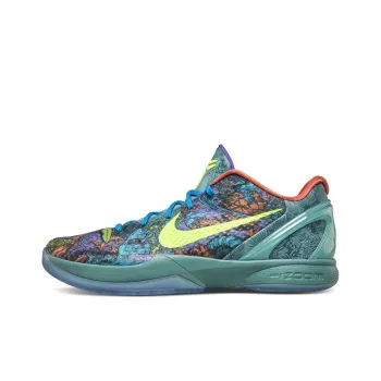 Nike Zoom Kobe 6 Basketball Shoes Men Low Top Green/Purple/Orange
