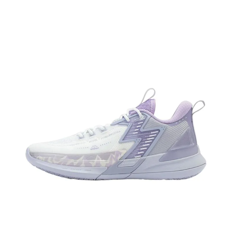 361° Big3 4.0 SWITCH Snow Mountains Anti Slip Wear Resistant Low Top Basketball Shoes Men's Purple-0