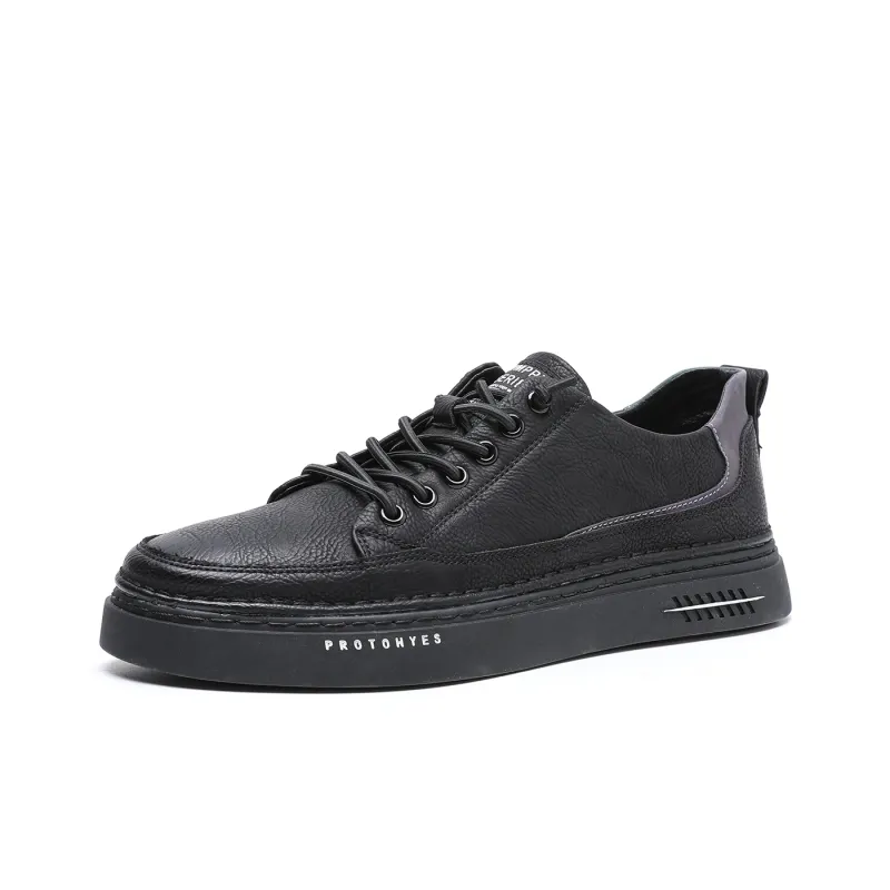 TRUMPPIPE Stylish Skateboarding Shoes Men's Black-1