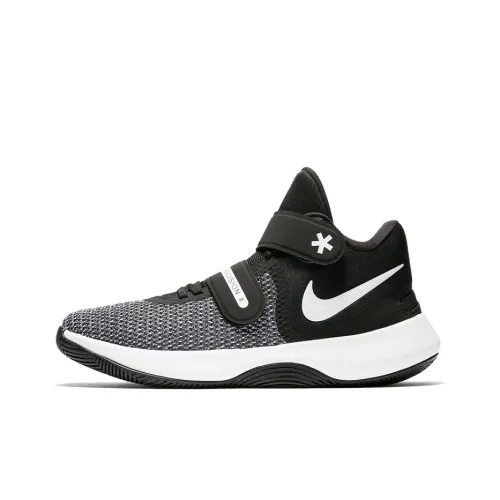 nike white Air Precision 2 FlyEase 'Black White'
