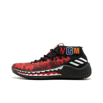 Adidas Dame 4 A Bathing Ape Red