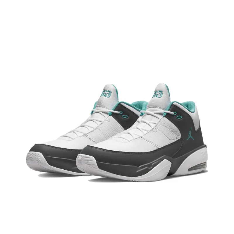 Jordan Max Aura 3 White Flint Grey Teal-2