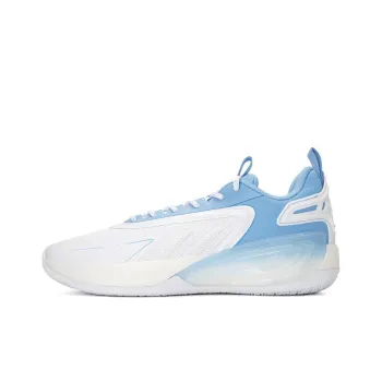 XTEP Lingyun 1 Cushioning Anti Slip And Wear Resistant Low Top Basketball Shoes White Blue